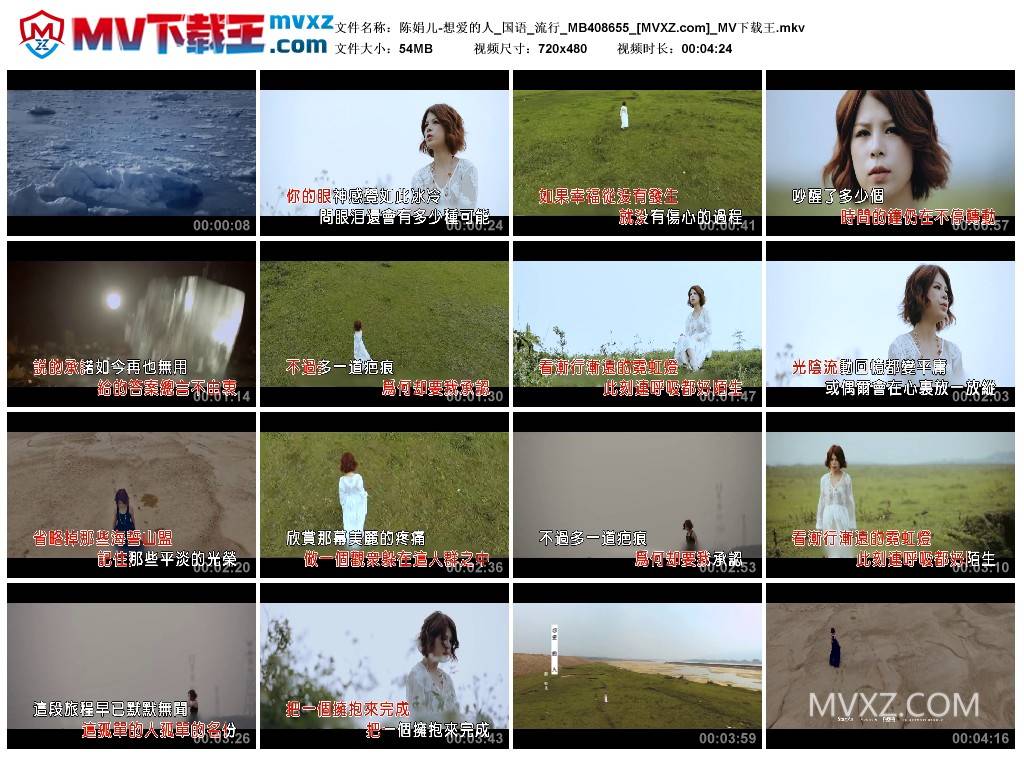 陈娟儿-想爱的人_国语_流行_MB408655